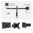 thumbnail image 3 of Desktop Clamping Full Motion 360 Degree Dual Monitor Holder 10"-27"LCD LED Mount Arm ,Adjustable, 3 of 8