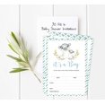 thumbnail image 2 of Inkdotpot 30 Fill In StyleBaby Shower Invitation Cards Hippo Gender Reveal Blank Invites, 2 of 7