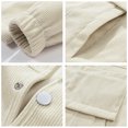 thumbnail image 3 of Veste Cargo pour Homme Mode Urbaine Surdimensionnée Légère à Boutons pour le Printemps et l'Automne, 3 of 8