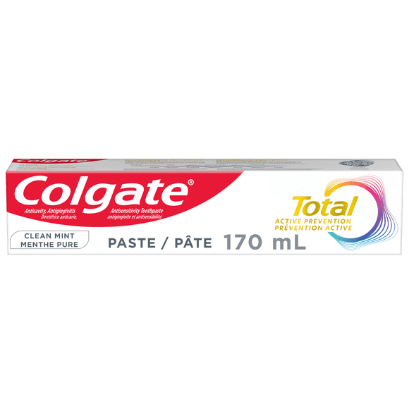 Colgate Total Prevention Active Dentifrice Menthe Pure, 170 ml