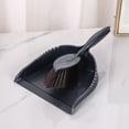 thumbnail image 4 of Jinsinto Dustpan and Brush Set-Handheld Angled Dust Pan and Hand Broom Set, Wood Mini Broom Dust Pans Set Heavy Duty Metal Small Dustpan and Brush Set Home for black, 4 of 4