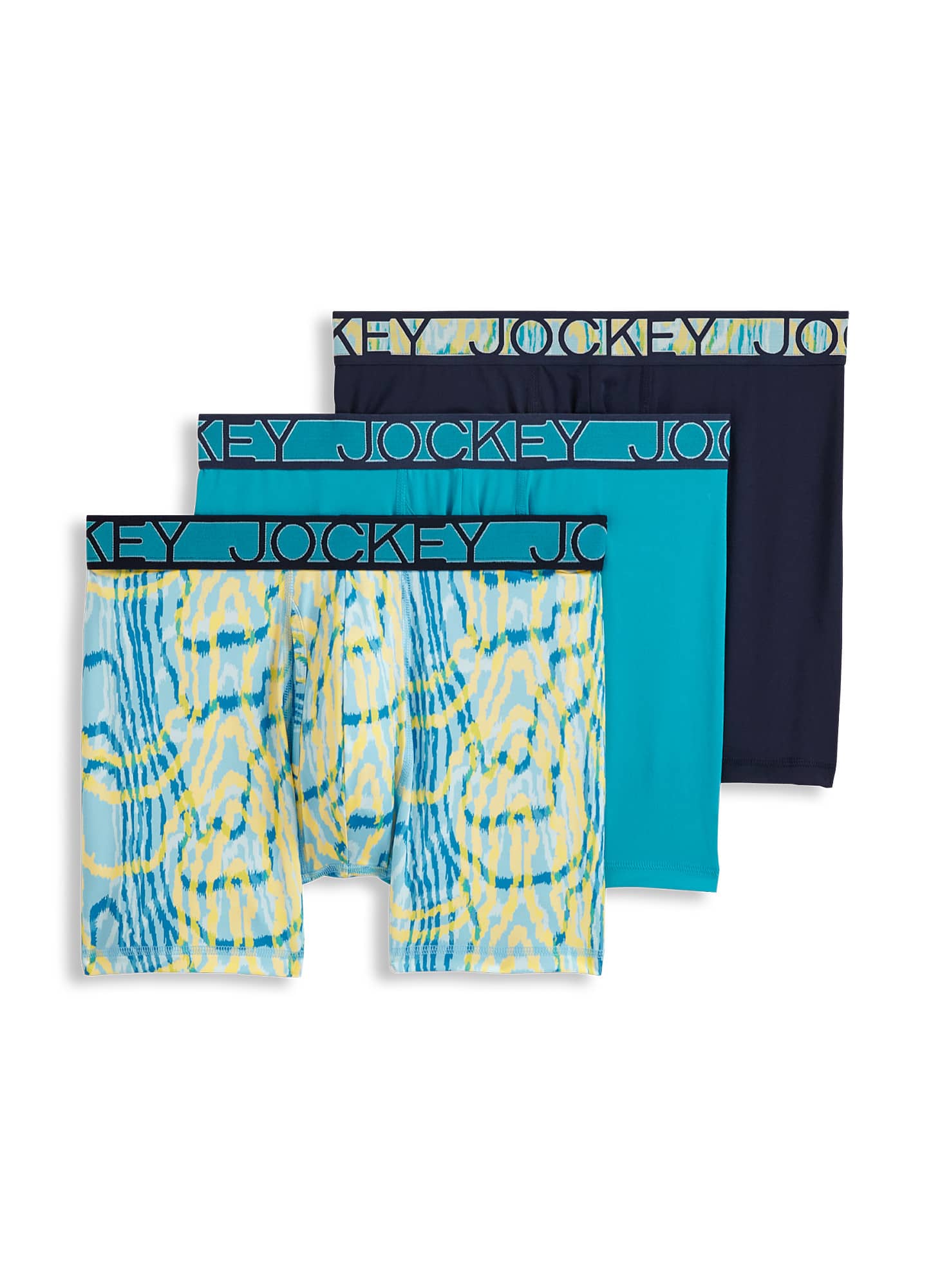 Jockey Active Microfiber 5" Boxer Brief - 3 Pack
