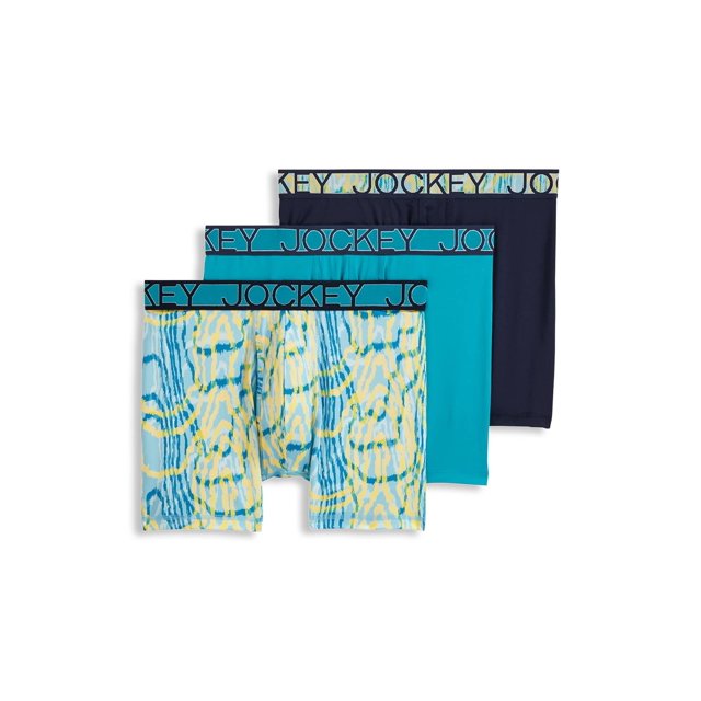 Jockey Active Microfiber 5" Boxer Brief - 3 Pack