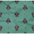 thumbnail image 4 of oneOone Tissu Popeline Sergé Coton Bio Diamant & Paisley Imprimé 1 Yard 42 Pouces de Large, 4 of 4