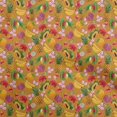 thumbnail image 1 of oneOone Georgette Viscose Orange Fabric Tropical Craft Projects Decor Fabric Printed By The Yard 42 Inch Wide, 1 of 5