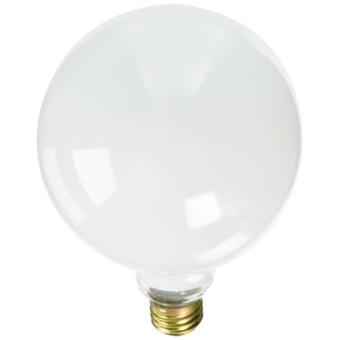 Bulbrite Ampoule à Incandescence G40 Moyenne à Base Vissée (E26), 25 Watts, Blanc