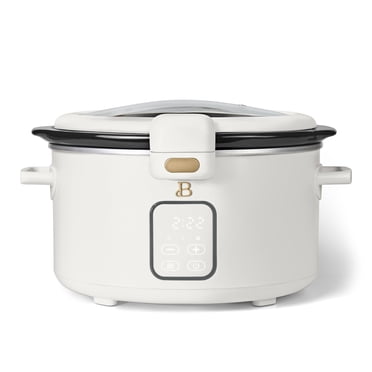 Beautiful By Drew Barrymore 4 Qt Digital Slow Cooker with Hinged Locking Lid