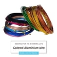 thumbnail image 4 of Aluminum Wire Thickness Bendable Wires Handy Installation Long-time Bike Easy to Use Handy Installation Durability Rust-proof for Crafts DIY Lake blue, 4 of 9