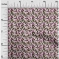 thumbnail image 2 of oneOone Georgette Viscose Light Pink Fabric Florals Craft Projects Decor Fabric Printed By The Yard 42 Inch Wide, 2 of 4