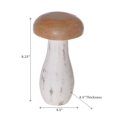 thumbnail image 2 of Mango Wood Nartural & White Mushroom Large, 2 of 3