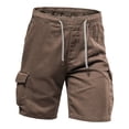 thumbnail image 2 of Diufon Men's Athletic Shorts Drawstring Waisted Outdoor Sport Shorts Spring Summer Hiking Shorts with Pockets, 2 of 6