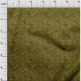 thumbnail image 3 of oneOone Tissu Jersey Viscose Vert Olive Foncé Abstrait Floral Matériel de Robe Tissu Imprimé au Mètre 60 Pouces de Large, 3 of 5