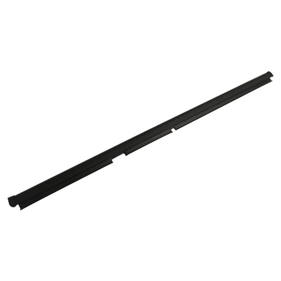 Crown Automotive Door Weather Strip 55135890AF Direct Fit; Window Glass Strip; Black Rubber