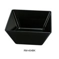 thumbnail image 1 of Yanco Rome Square Melamine Bowl, 10 oz Capacity, Black, Pack of 72, 1 of 1