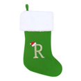 thumbnail image 1 of SUTENGDA 20 Inches Monogram Christmas Stockings Red Velvet with White Super Soft Plush Cuff Embroidered Xmas Stockings Classic Personalized Stocking Decorations for Family Holiday Season, 1 of 7
