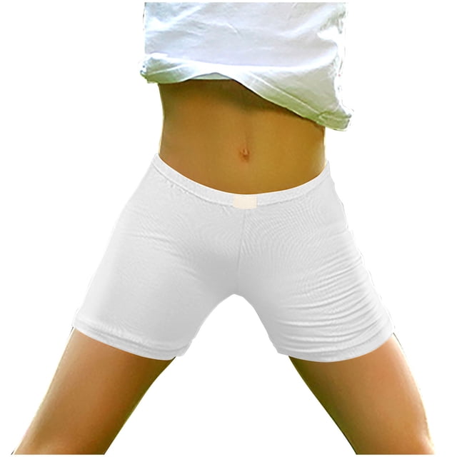 Birdeem Girls Casual Spring and Summer Solid Elastic Waist Kids Shorts
