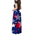 thumbnail image 4 of QIPOPIQ Robes pour Femmes avec Poches Manches Courtes Tendance Imprimé Fête de l'Indépendance Robe d'Été Vacances Longue Robe Offres 2023, 4 of 7