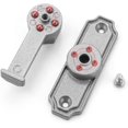 thumbnail image 3 of ORUYROP 90 Degree Locking Privacy Lock Sliding barn Door Latch Right Angle Door Clasp cam Lock, 3 of 4