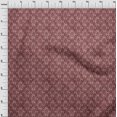 thumbnail image 4 of oneOone Velvet Maroon Fabric Asian Dabu Print Sewing Craft Projects Fabric Prints By Yard 58 Inch Wide, 4 of 4