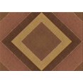 thumbnail image 1 of Ahgly Company Machine Washable Indoor Rectangle Transitional Orange Area Rugs, 3' x 5', 1 of 7