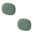 thumbnail image 3 of QualitChoice Écouteur Boîte de Rangement Titulaire Téléphone Portable Câble de Transport Sac Réutilisable Poche Conteneur Casque U Organisateur de Disque Vert 2Set, 3 of 6