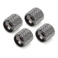 thumbnail image 2 of Electric Guitar Knob, Durable Aluminum Alloy Material 4pcs Electric Guitar Knobs Guitar Speed Control Knob, 1pc Hex Wrench For Guitar Instrument Lovers Black,Silver, 2 of 8
