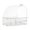 Clear, variant on Almencla Bird Bath Box Easy Installation Parrot Bathing Tub for Budgies Conures Finch Gray
