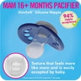thumbnail image 2 of MAM Original Matte Pacifier (2 pack, 1 Sterilizing Pacifier Case), Pacifiers 6 Plus Months, Baby Girl Pacifier, Best Pacifiers for Breastfed Babies, Sterilizing Storage Case, 2 of 4