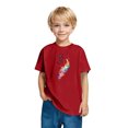 thumbnail image 3 of RXIRUCGD 2025 Vêtements d'Été pour Enfants T-shirt Imprimé Mode Mignon Col Rond Manches Courtes, 3 of 5
