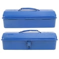 thumbnail image 1 of Blue Tool Chest Storage Organizer, Blue Toolbox Metal Structure High Load Bearing Portable Tool Storage Organizer for Workshop Garage Car Job Site, 1 of 7