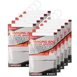 Vacplus Déshumidificateur de l'humidité Sacs déshumidifiants Sacs d'humidité Déhumidifications de la déshydratant avec charbon activé paquet de 10 9.8OZ