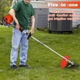 thumbnail image 2 of 5 in 1 Lawn Mower, 52CC Gas Weed Trimmer, Cordless Hedge Trimmer, 2-Stroke Brush Cutter, Handheld Chainsaw Hedge Pruner, 2 of 8