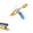 thumbnail image 3 of CHOK Réfrigérant de Climatisation 3 Pcs à Code de Couleur R410A R134A Valves d'Arrêt pour Réfrigération AC HVAC Tuyaux de Recharge, 3 of 7