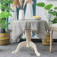 thumbnail image 4 of Et Nappe en Lin Petite à Motif Floral, Isolation Thermique, Nappe pour la Maison, Table Basse, Sensation d'Environnement, Nappe de Décoration, 4 of 6