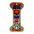 thumbnail image 1 of Porte-clés de Noël 26 Lettres Pendentif Strass, 1 of 8