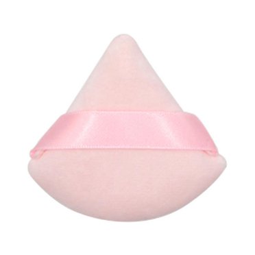 Black White Triangle Velvet Powder Cosmetic Puffs Mini Makeup Sponge Make Up Tools