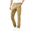 thumbnail image 2 of Sentmoon Pantalon Cargo pour Homme Pantalon de Survêtement pour Homme Homme Décontracté Uni Multiples Poches Extérieur Coupe Droite Pantalon de Mise en Forme Pantalon Cargo Pantalon pour Activités de Plein Air et Randonnée Jaune TTTG, 2 of 7