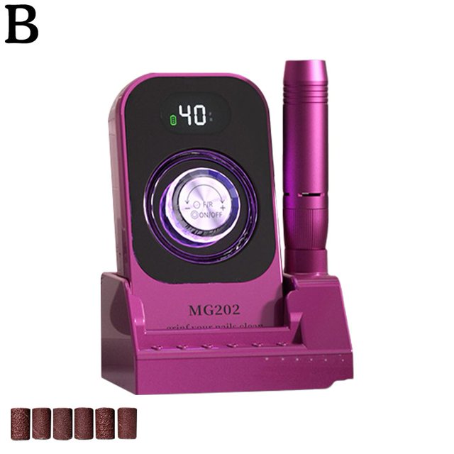 40000rpm Rechargeable Nail File Manicure Tools Brushless Nail Grinding Poli