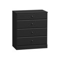 thumbnail image 1 of Prepac Astrid Black 4-Drawer Dresser, 1 of 6
