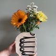 thumbnail image 2 of Vases à Main Uniques Vase Décoratif en Résine en Forme de Main, Vase à Fleurs Amusant pour Centre de Table, Vase Moderne Décoratif, 2 of 8