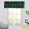 thumbnail image 4 of Aodebiao Blackout Window Valance, 18 Inches Long Kitchen Window Curtains Over Sink Rod Pocket Pattern Valance for Bathroom Bedroom Living Room, 4 of 6