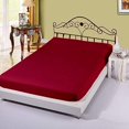thumbnail image 4 of 400 Thread Count 3 Piece ( 1-Fitted Sheet + 2 - Pillow Cases ) Fitted Sheet 15 Inch Deep Pocket 100% Egyptian Cotton Stripe Pattern, 4 of 4