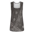 thumbnail image 4 of Birdeem Womens Pinted Sleeveless T-Shirt Loose Top, 4 of 12