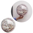 thumbnail image 2 of Pool Floats 1Pack Inflatable Balls for Swimming Pools and Beaches Round Shape Transparent and Multi, 2 of 8