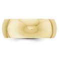 thumbnail image 2 of 10KY 8mm Half Round Band Size 4 Size 4, 2 of 3