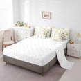 thumbnail image 3 of YST Modern Mid Century Geometric Comforter Set, Queen, 7-Piece, Retro Fifties Theme, Teal Orange, 3 of 4