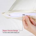 thumbnail image 2 of Unique Bargains Satin Pillowcase Zippered Silky Sateen, 2 of 9