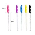 thumbnail image 3 of 200 PCS Crystal Eyelash Mascara Brushes Wands Applicator Disposable Mascara Wands, 3 of 5