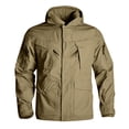 thumbnail image 1 of Pisexur Veste Coupe-Vent pour Homme Mode Décontractée Couleur Unie Coupe-Vent Chaude Veste à Manches Longues à Capuche Manteau Décontracté de Randonnée pour Homme Imperméable Veste pour Homme, 1 of 4