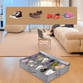 thumbnail image 3 of Home Textile Storage Bedroom Underbed Organizer with Foldable Shoe Storage and Lid—Visible Storage Boxes for Efficient Closet Organization and Easy, 3 of 4